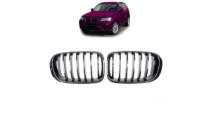 Grill BMW X3 F25 X4 F26 Single Line Gloss Black