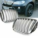 Grill BMW X6 E71 E72 X5 E70 Single Line Matt Silver