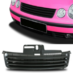Grill Volkswagen POLO IV Black badgeless