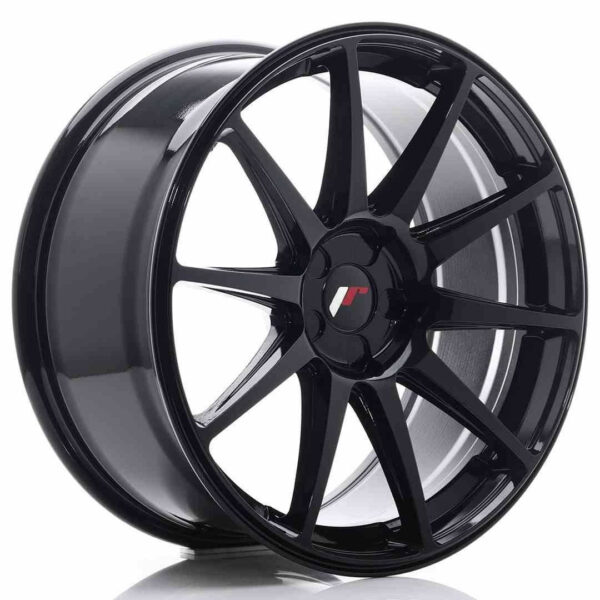 JR Wheels JR11 19x8.5 ET35-40 5H Blank Glossy Black