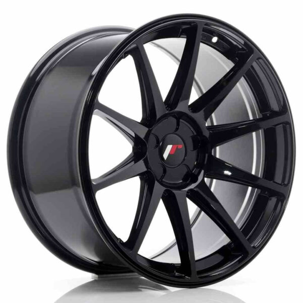 JR Wheels JR11 19x9.5 ET22-35 5H Blank Glossy Black