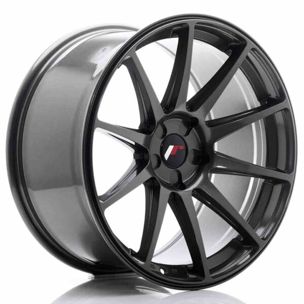 JR Wheels JR11 19x9.5 ET22-35 5H Blank Hyper Gray