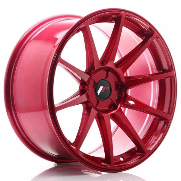 JR Wheels JR11 19x9.5 ET22-35 5H Blank Platinum Red