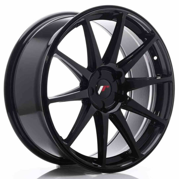 JR Wheels JR11 20x8.5 ET20-35 5H Blank Glossy Black