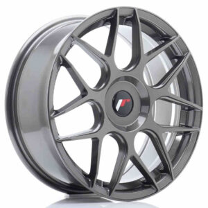 JR Wheels JR18 18x7.5 ET25-40 Blank Hyper Gray