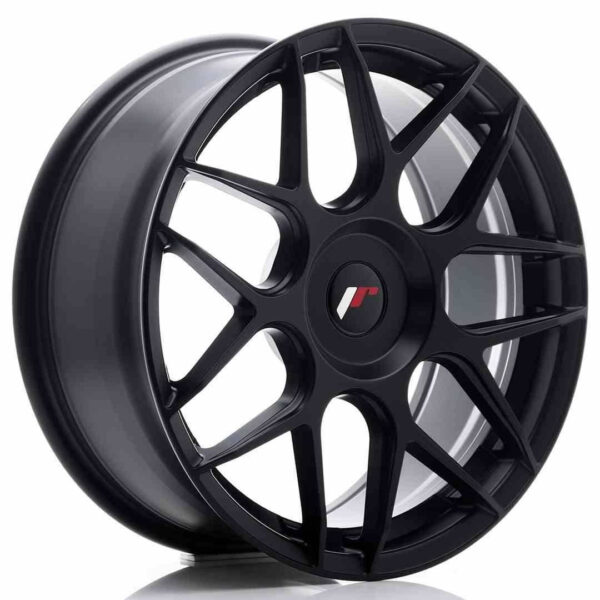 JR Wheels JR18 18x7.5 ET25-40 Blank Matt Black