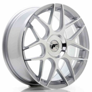 JR Wheels JR18 18x7.5 ET35-40 Blank Silver Machined