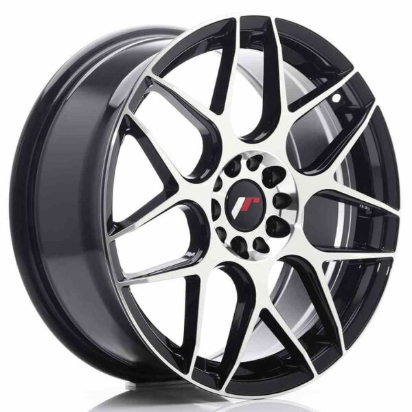 JR Wheels JR18 18x7.5 ET40 5x112/114 Black Machined