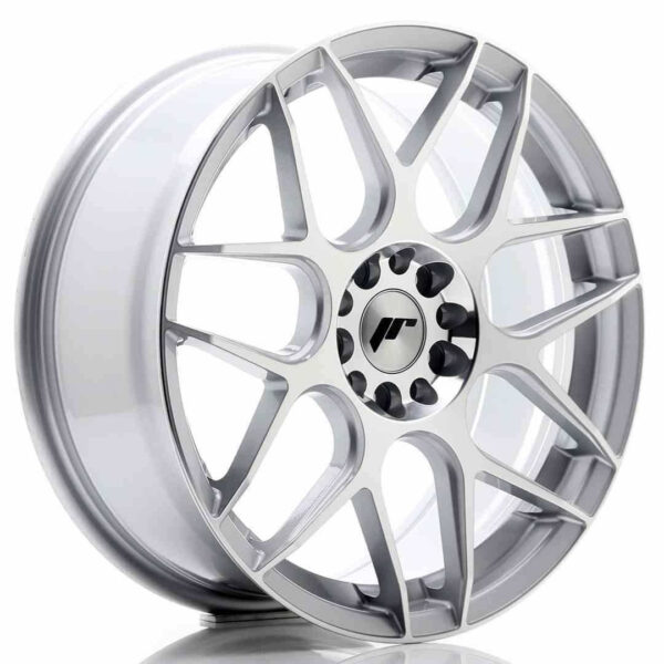 JR Wheels JR18 18x7.5 ET40 5x112/114 Silver Machined