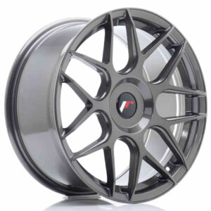JR Wheels JR18 18x8.5 ET25-45 Blank Hyper Gray