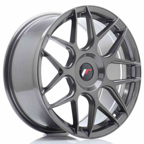 JR Wheels JR18 18x8.5 ET25-45 Blank Hyper Gray