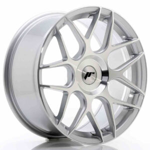 JR Wheels JR18 18x8.5 ET25-45 Blank Silver Machined