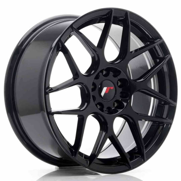 JR Wheels JR18 18x8.5 ET25 5x114/120 Glossy Black