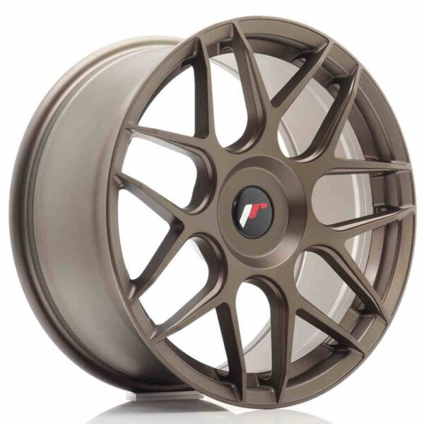 JR Wheels JR18 18x8.5 ET35-45 Blank Matt Bronze