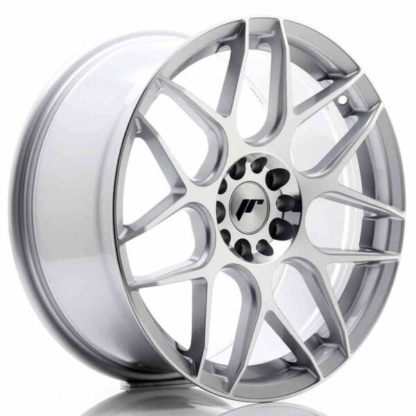 JR Wheels JR18 18x8.5 ET35 5x100/120 Silver Machined