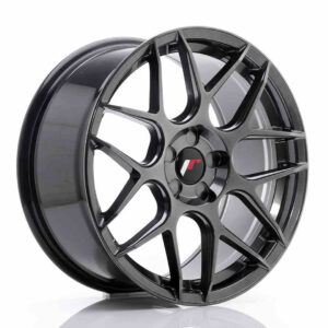 JR Wheels JR18 18x8.5 ET45 5H Blank Hyper Black