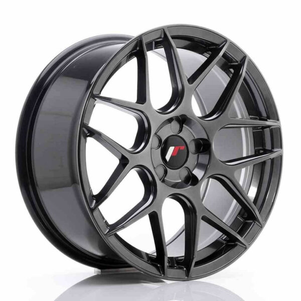 JR Wheels JR18 18x8.5 ET45 5H Blank Hyper Black