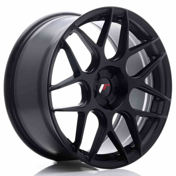 JR Wheels JR18 19x8.5 ET20-42 5H Blank Matt Black