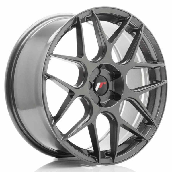 JR Wheels JR18 19x8.5 ET25-42 5H Blank Hyper Gray