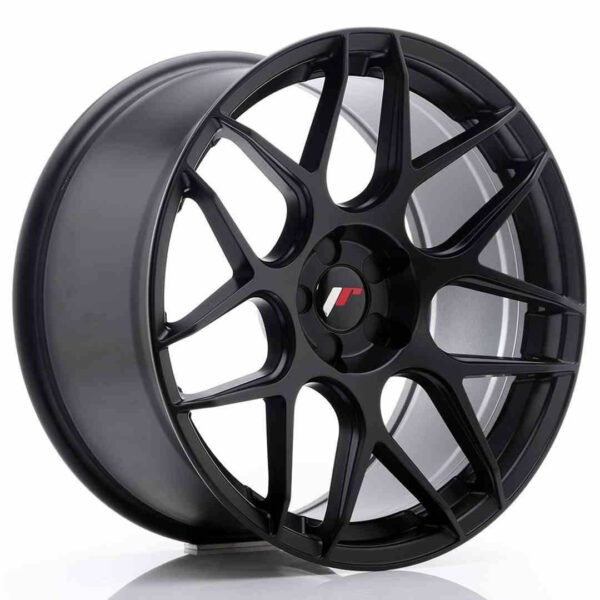 JR Wheels JR18 19x9.5 ET22-35 5H Blank Matt Black