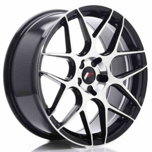 JR Wheels JR18 20x8.5 ET20-40 5H Blank Glossy Black