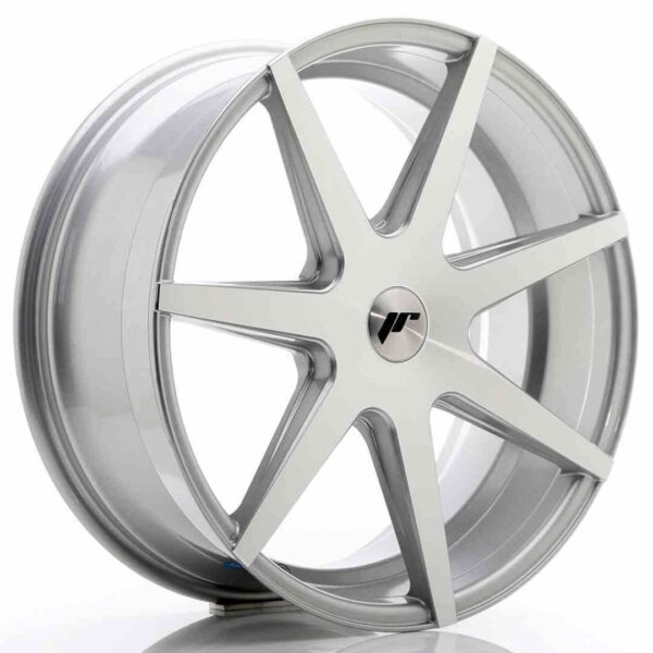 JR Wheels JR20 20x8.5 ET40 5H Blank Silver Machined