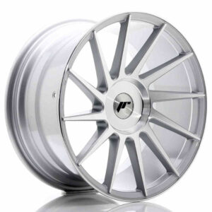 JR Wheels JR22 18x9.5 ET20-40 BLANK Silver Machined