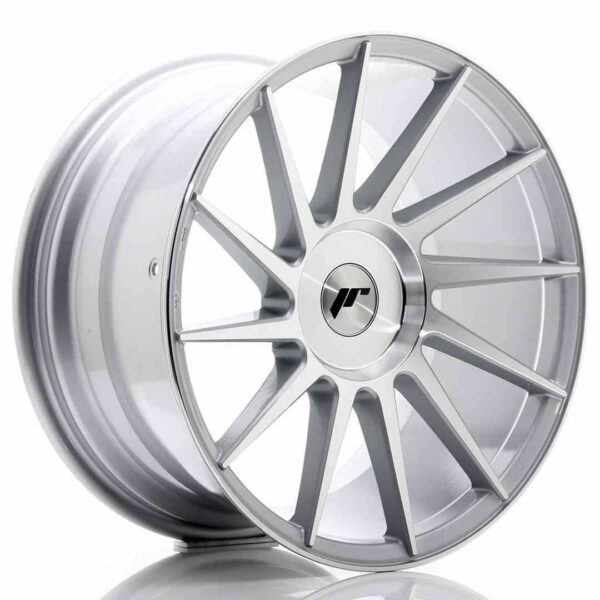 JR Wheels JR22 18x9.5 ET20-40 BLANK Silver Machined