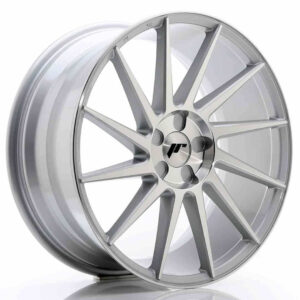 JR Wheels JR22 19x8.5 ET35-43 5H BLANK Silver Machined Face