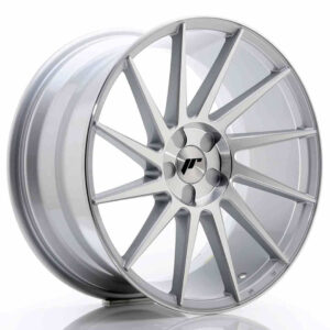 JR Wheels JR22 19x9.5 ET20-40 5H BLANK Silver Machined Face