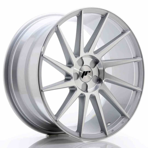 JR Wheels JR22 19x9.5 ET20-40 5H BLANK Silver Machined Face