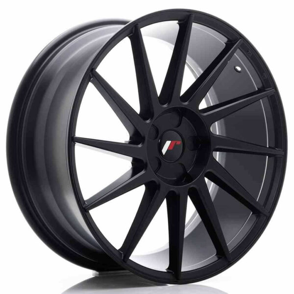 JR Wheels JR22 20x8.5 ET20-40 5H BLANK Matt Black