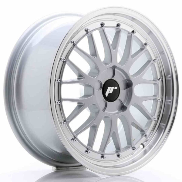 JR Wheels JR23 18x8.5 ET25-48 5H BLANK Hyper Silver w/Machined Lip