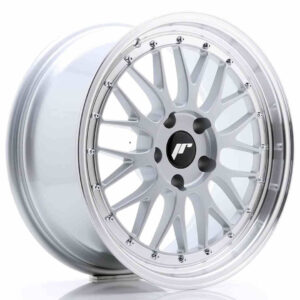 JR Wheels JR23 18x8.5 ET35 5x120 Hyper Silver w/Machined Lip
