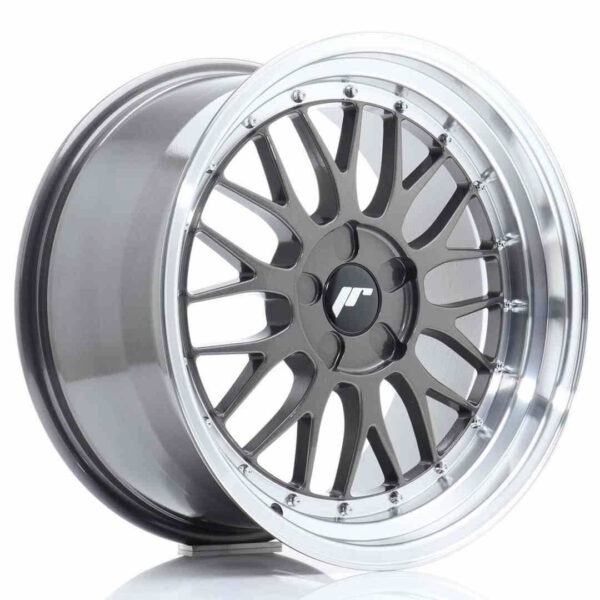 JR Wheels JR23 18x9.5 ET25-48 5H BLANK Hyper Gray w/Machined Lip