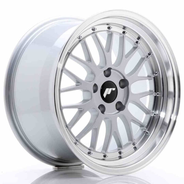 JR Wheels JR23 18x9.5 ET35 5x100 Hyper Silver w/Machined Lip