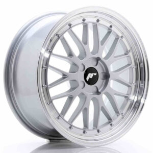 JR Wheels JR23 19x8.5 ET35-50 5H BLANK Hyper Silver w/Machined Lip
