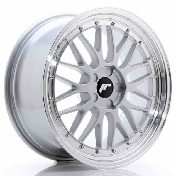 JR Wheels JR23 19x8.5 ET35-50 5H BLANK Hyper Silver w/Machined Lip