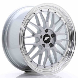JR Wheels JR23 19x8.5 ET35 5x112 Hyper Silver w/Machined Lip