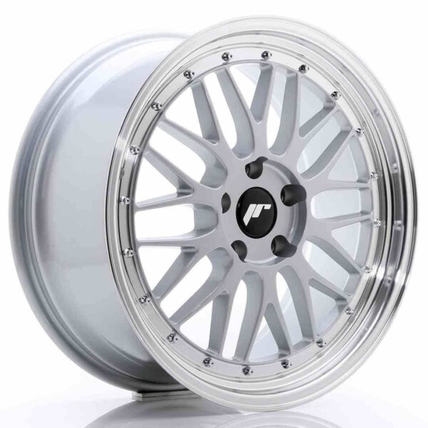JR Wheels JR23 19x8.5 ET42 5x112 Hyper Silver w/Machined Lip
