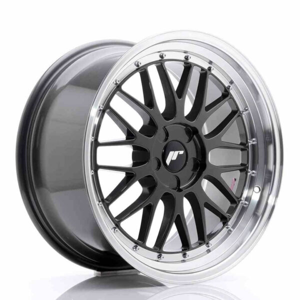 JR Wheels JR23 19x9.5 ET20-48 5H BLANK Hyper Gray w/Machined Lip