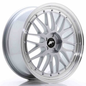 JR Wheels JR23 20x8.5 ET20-45 5H BLANK Hyper Silver w/Machined Lip