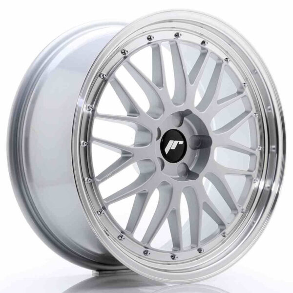 JR Wheels JR23 20x8.5 ET20-45 5H BLANK Hyper Silver w/Machined Lip