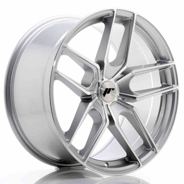 JR Wheels JR25 19x9.5 ET20-40 5H BLANK Silver Machined Face