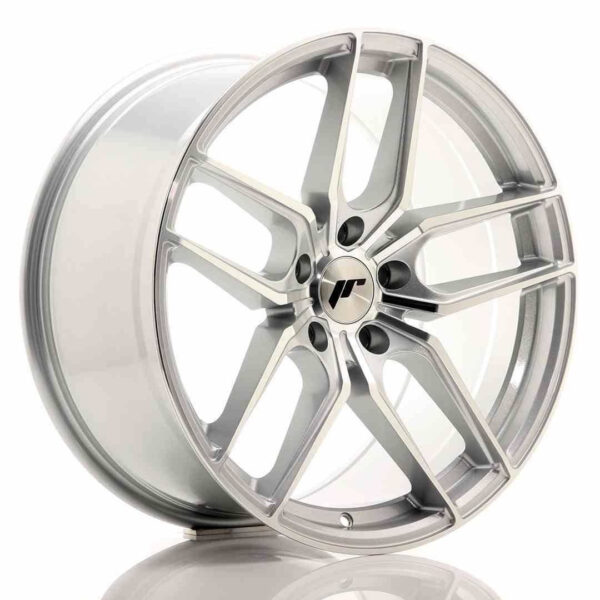 JR Wheels JR25 19x9.5 ET35 5x120 Silver Machined Face