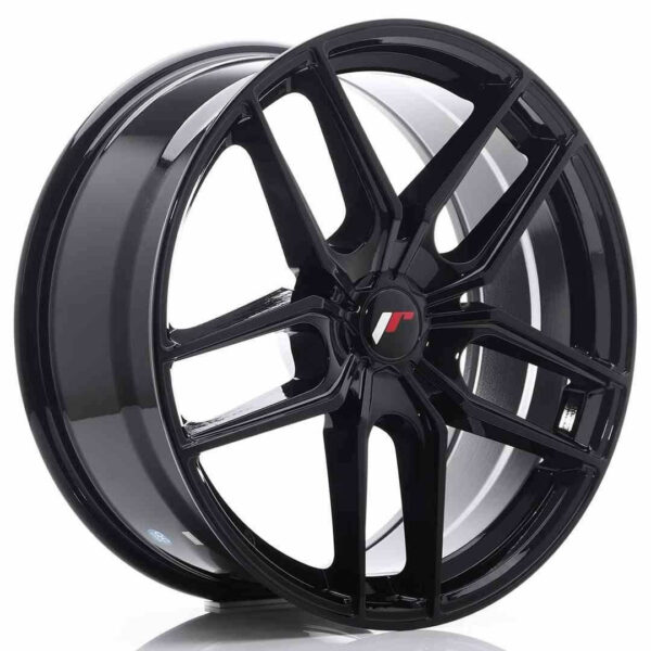 JR Wheels JR25 20x8.5 ET20-40 5H BLANK Gloss Black