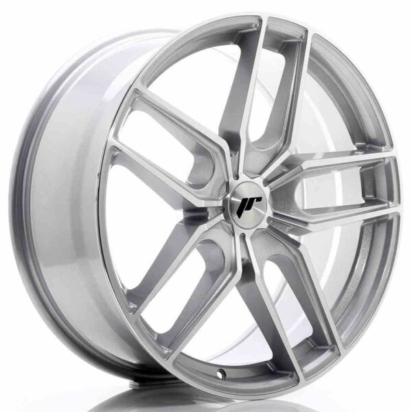 JR Wheels JR25 20x8.5 ET20-40 5H BLANK Silver Machined Face