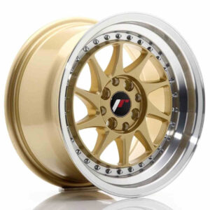 pol_pl_JR-Wheels-JR26-15x8-ET25-4x100-108-Gold-w-Machined-Lip-160111_1.jpg JR Wheels JR26 15x8 ET25 4x100/108 Gold w/Machined Lip