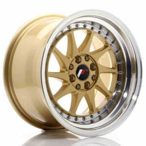 pol_pl_JR-Wheels-JR26-16x9-ET20-4x100-108-Gold-w-Machined-Lip-160123_1.jpg JR Wheels JR26 16x9 ET20 4x100/108 Gold w/Machined Lip