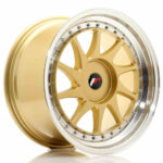 JR Wheels JR26 18x9.5 ET20-40 BLANK Gold w/Machined Lip